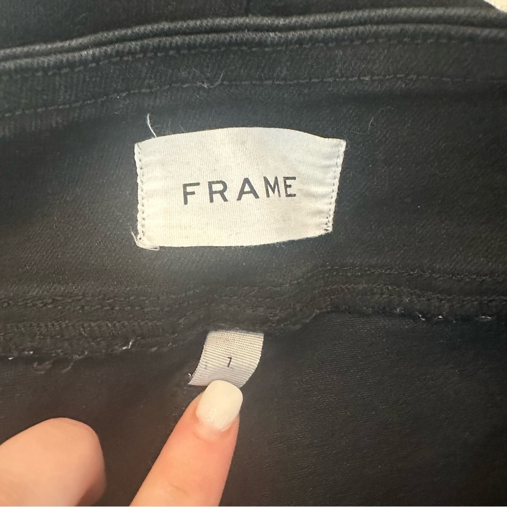 Frame Jet set flare black jeans- Size 25 - Picture 4 of 5